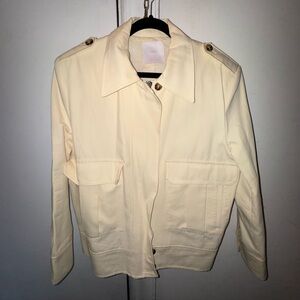 Mango Beige Utility Jacket